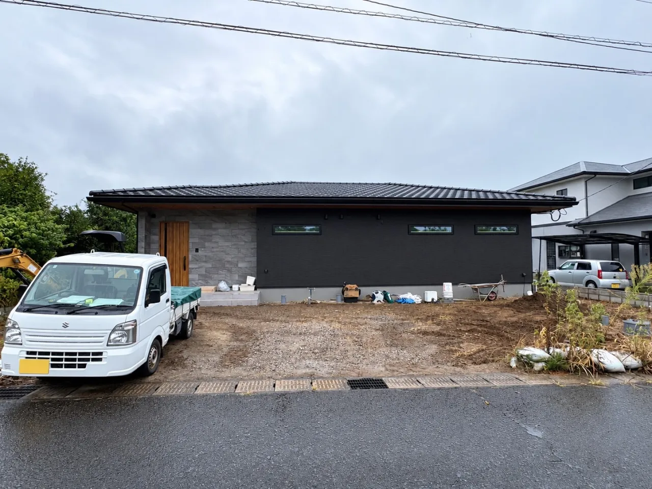 鹿児島市 O様邸 外構工事着工！